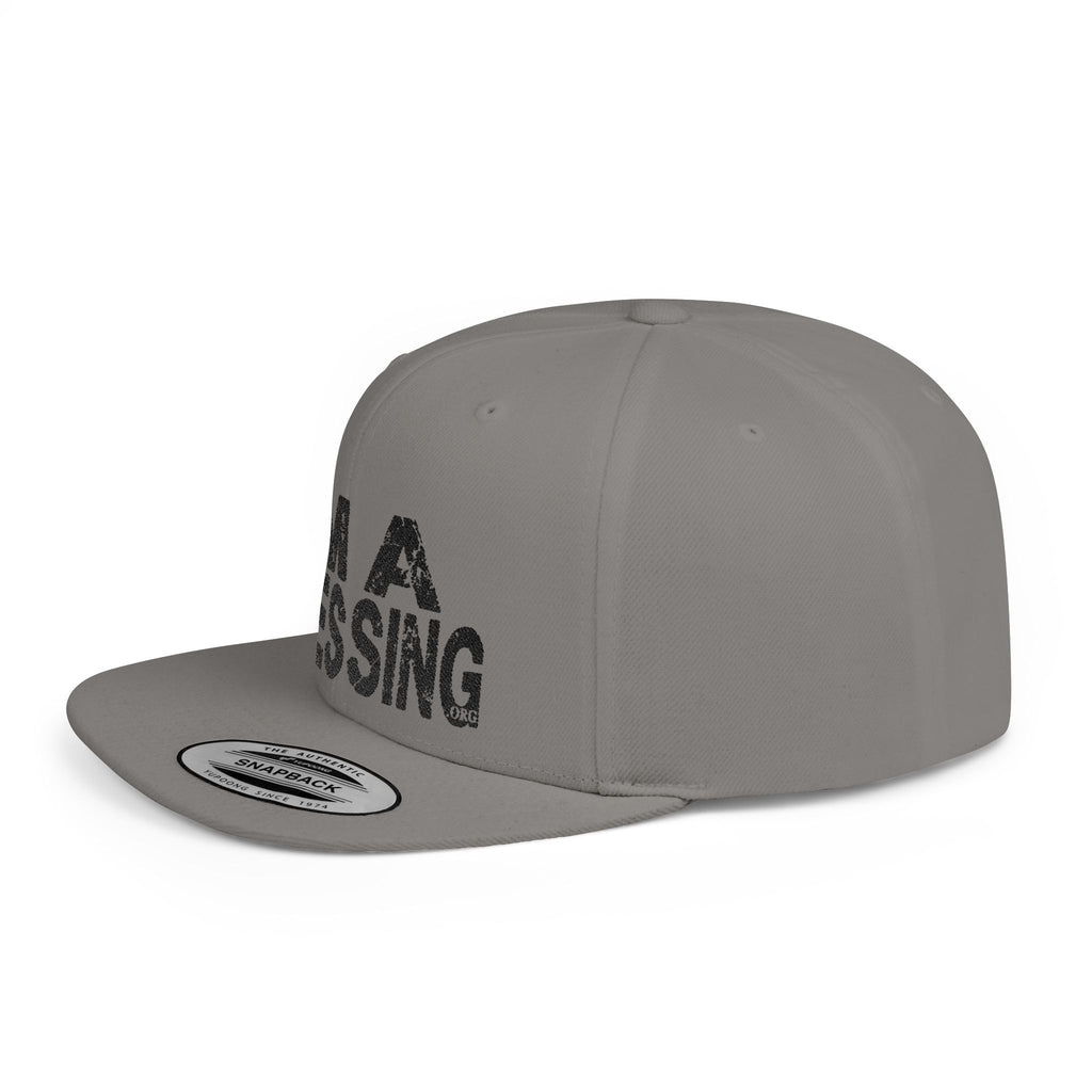I'm A Blessing Flat Bill Snapback Hat - Positive Vibes & Inspirational Gift