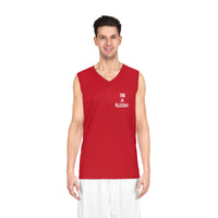 Inspirational Basketball Jersey - "I'm a Blessing" - Casual Sportswear Red