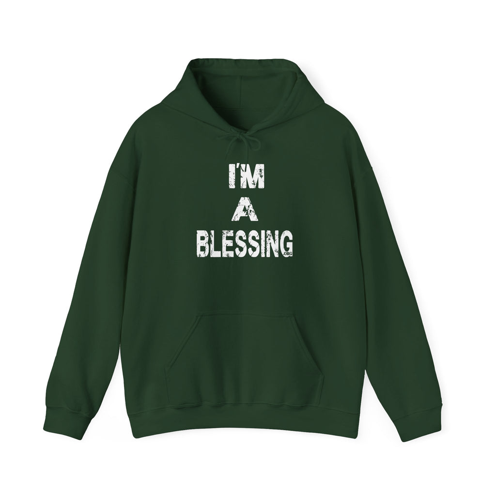 I'm a Blessing Cozy Unisex Heavy Blend™ Hooded Sweatshirt - Perfect for Everyday Comfort and Relaxation