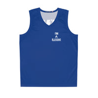 Inspirational Basketball Jersey - "I'm a Blessing" - Casual Sportswear Blue