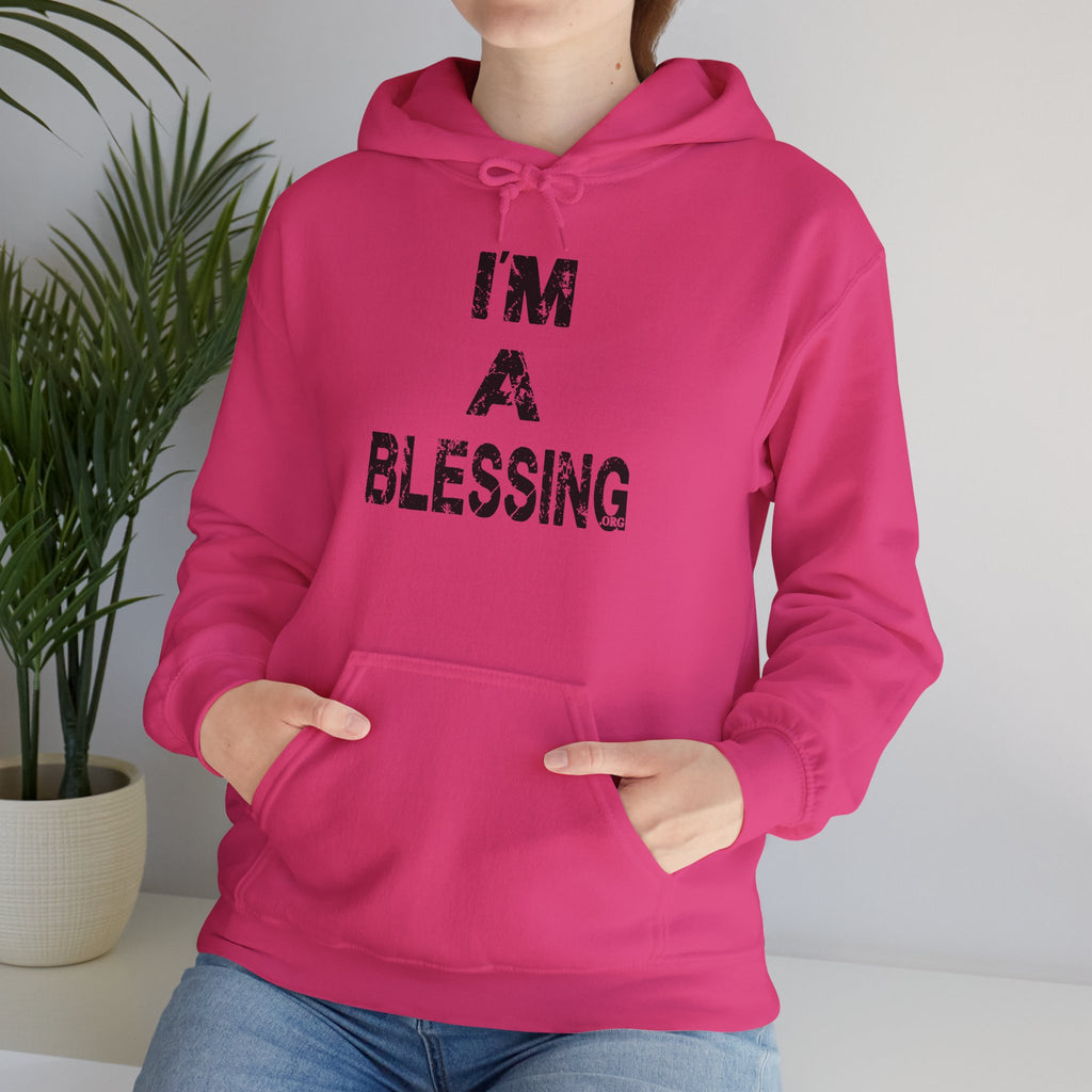Unisex Heavy Blend™ Hooded Sweatshirt - "I'm A Blessing" Inspirational Hoodie