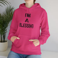 Unisex Heavy Blend™ Hooded Sweatshirt - "I'm A Blessing" Inspirational Hoodie
