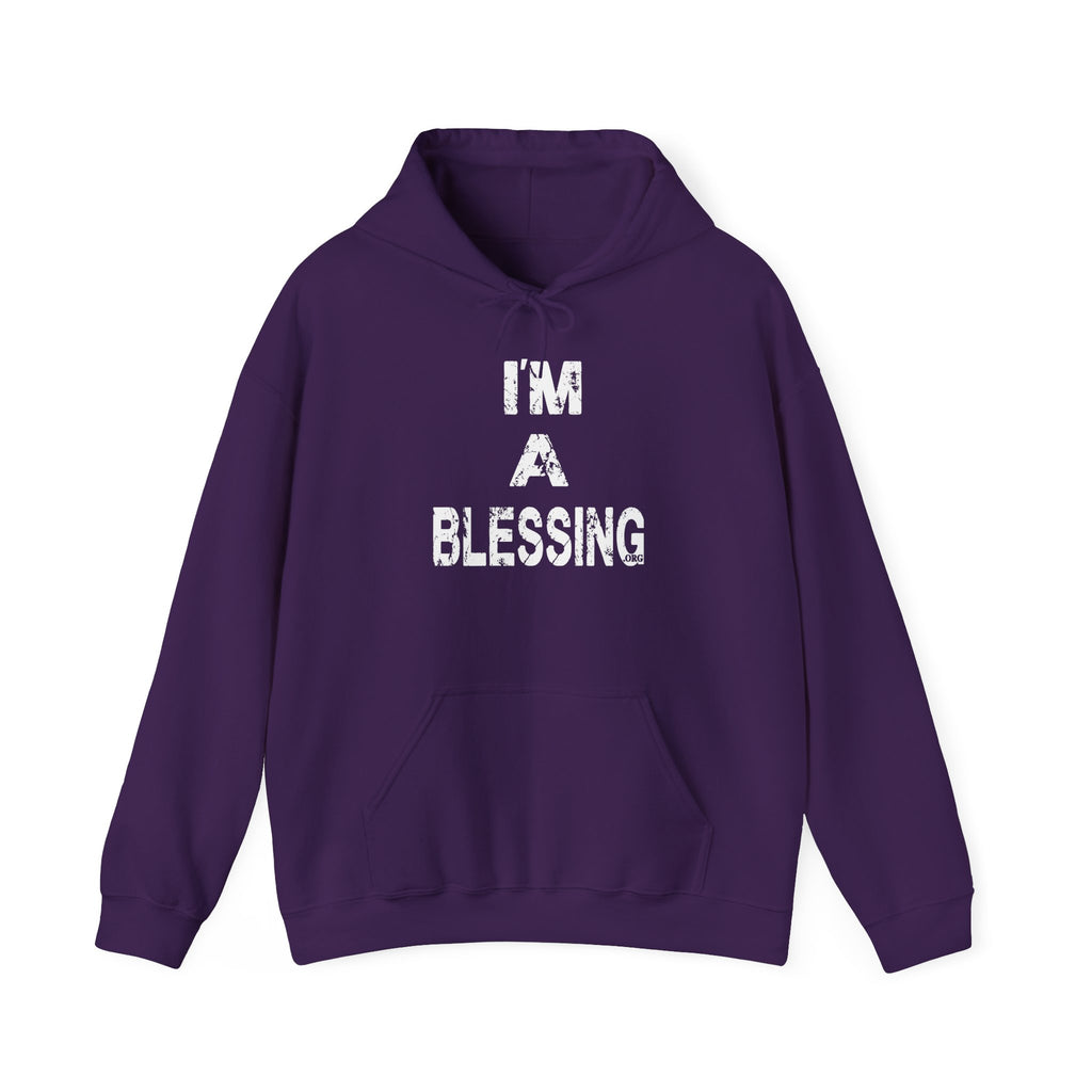 I'm a Blessing Cozy Unisex Heavy Blend™ Hooded Sweatshirt - Perfect for Everyday Comfort and Relaxation