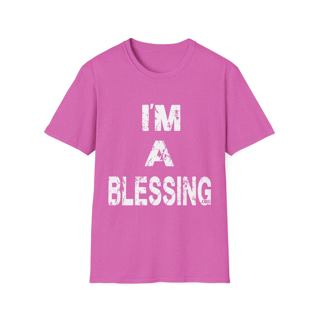 I'm a Blessing Soft style T-Shirt - Positive Affirmation Tee for Everyday Wear