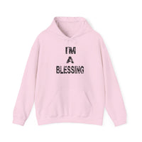 Unisex Heavy Blend™ Hooded Sweatshirt - "I'm A Blessing" Inspirational Hoodie