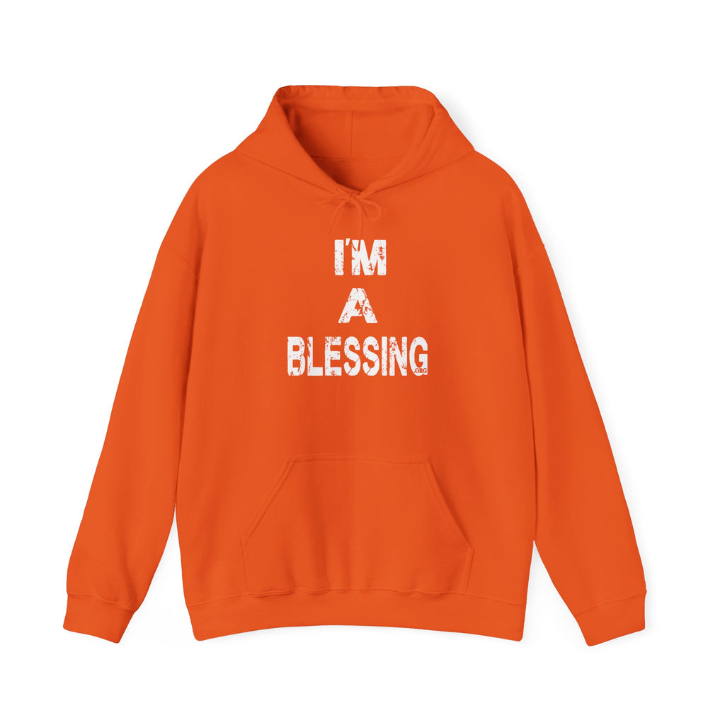I'm a Blessing Cozy Unisex Heavy Blend™ Hooded Sweatshirt - Perfect for Everyday Comfort and Relaxation