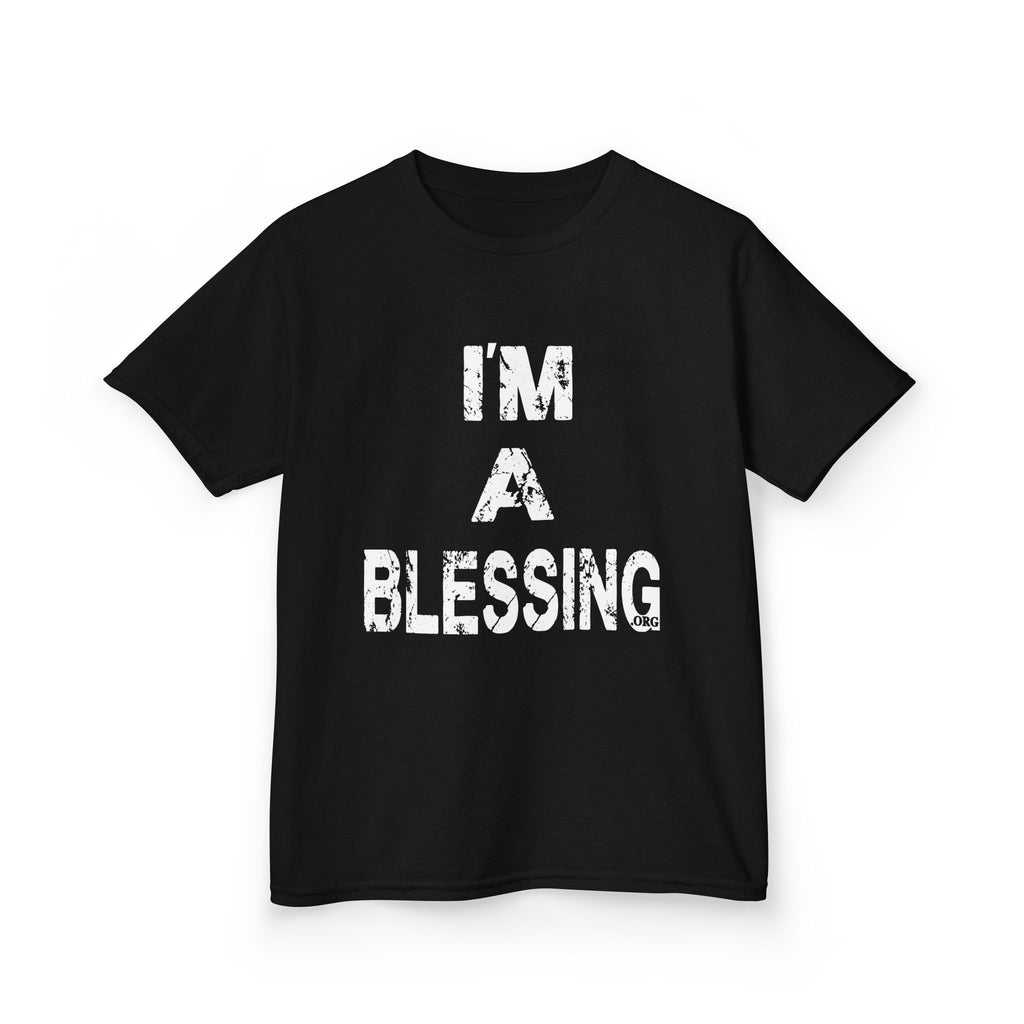 I'm a Blessing Kids Heavy Cotton Tee – Comfortable and Stylish for Everyday Adventures