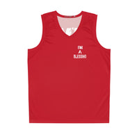 Inspirational Basketball Jersey - "I'm a Blessing" - Casual Sportswear Red