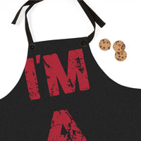 I'm A Blessing Apron - Perfect Gift for Bakers and Chefs Black and Red