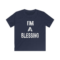 I'm A Blessing Kids Softstyle Tee - Comfortable & Fun Daily Wear