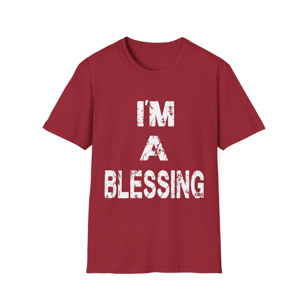 I'm a Blessing Soft style T-Shirt - Positive Affirmation Tee for Everyday Wear