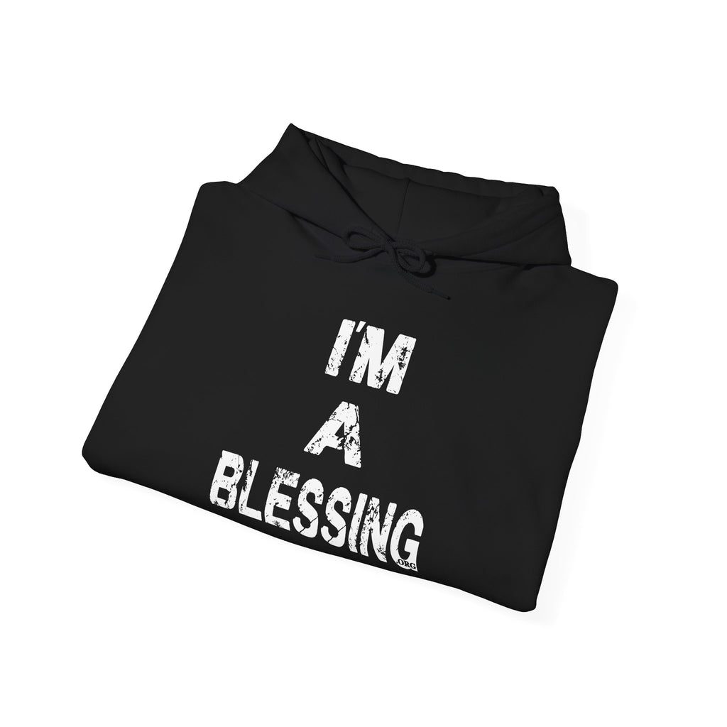 I'm a Blessing Cozy Unisex Heavy Blend™ Hooded Sweatshirt - Perfect for Everyday Comfort and Relaxation