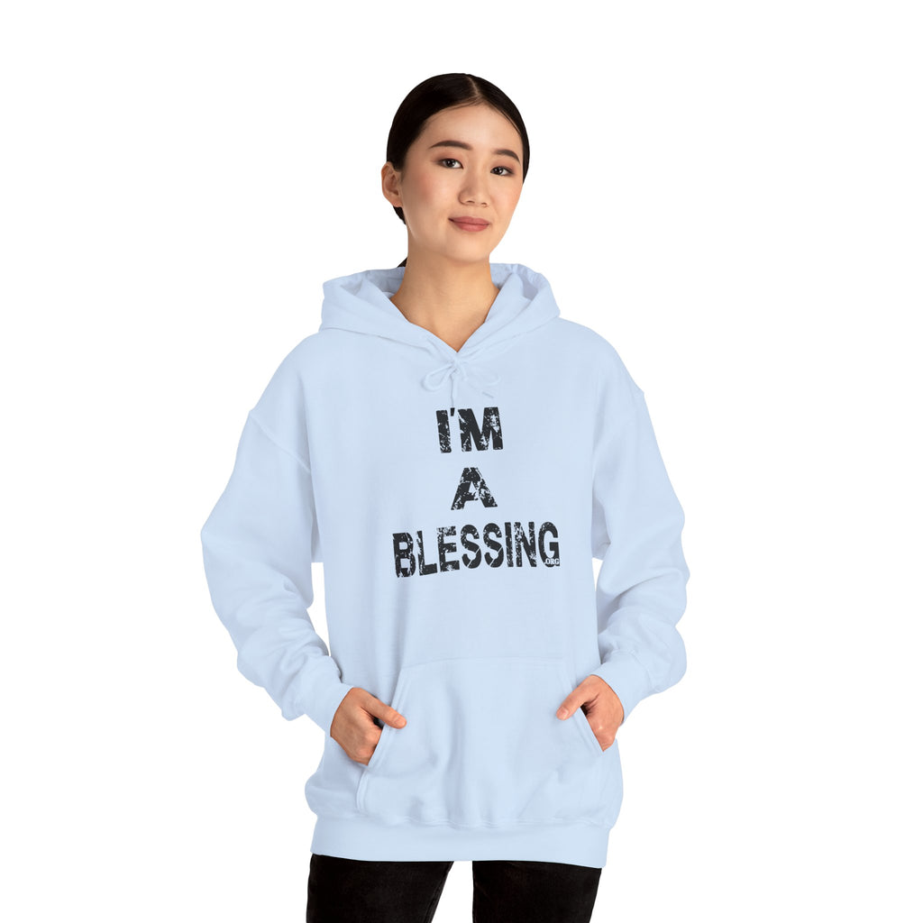 Unisex Heavy Blend™ Hooded Sweatshirt - "I'm A Blessing" Inspirational Hoodie