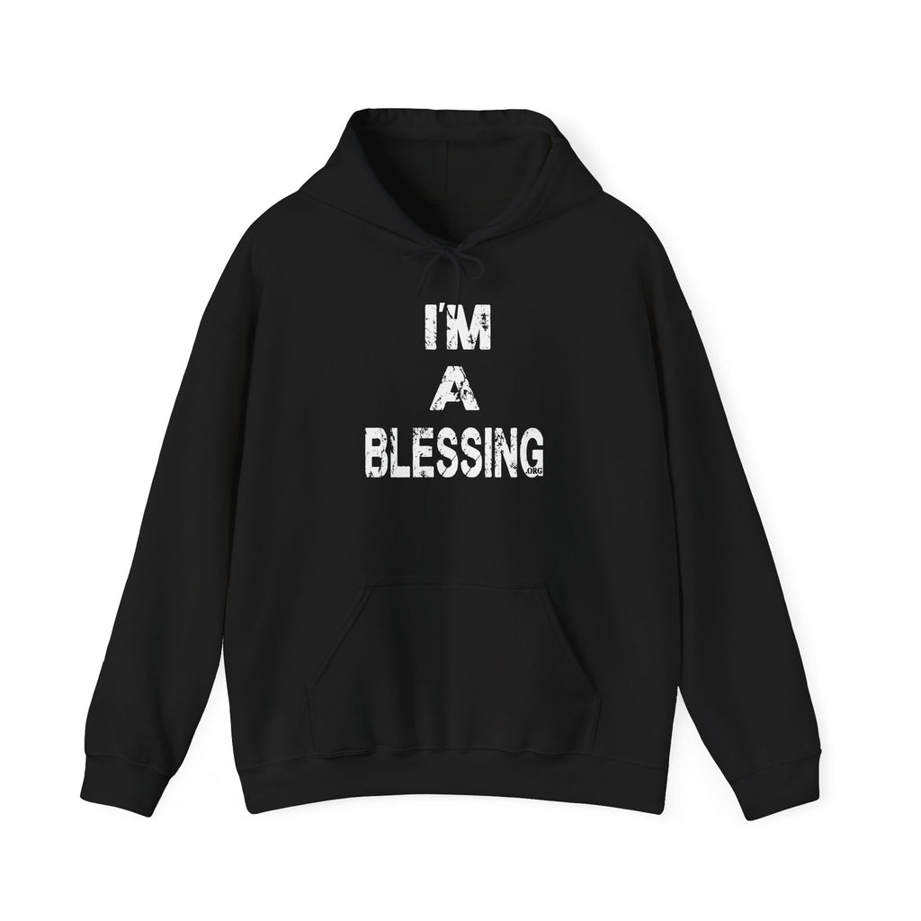 I'm a Blessing Cozy Unisex Heavy Blend™ Hooded Sweatshirt - Perfect for Everyday Comfort and Relaxation