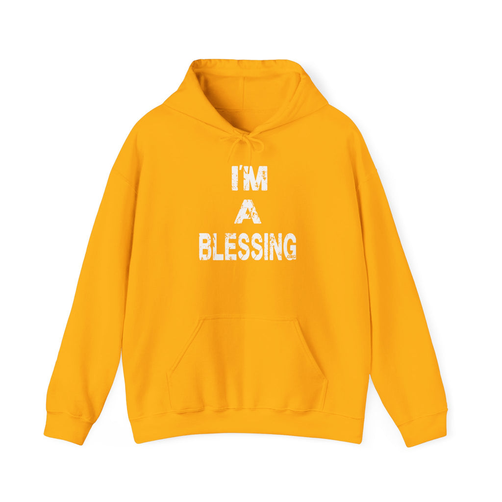 I'm a Blessing Cozy Unisex Heavy Blend™ Hooded Sweatshirt - Perfect for Everyday Comfort and Relaxation