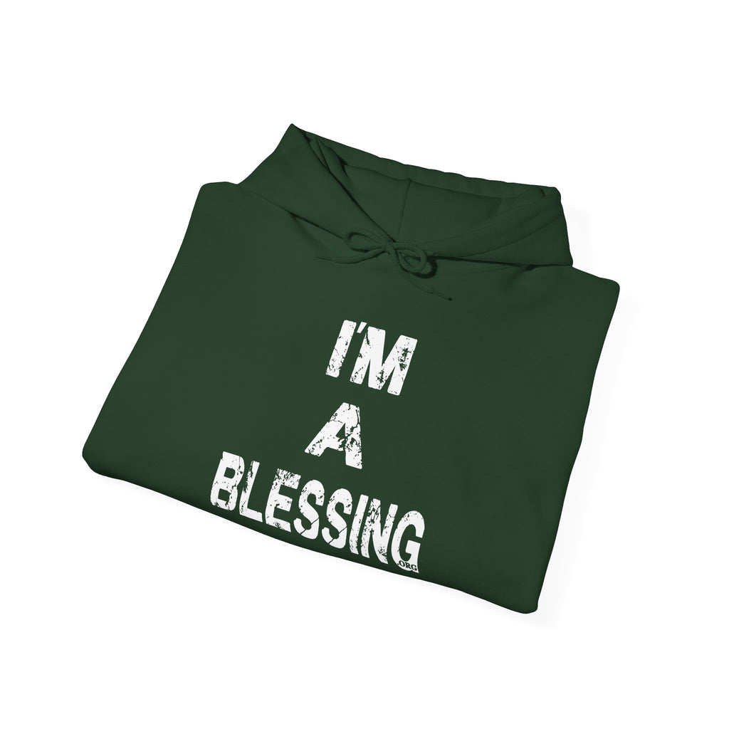 I'm a Blessing Cozy Unisex Heavy Blend™ Hooded Sweatshirt - Perfect for Everyday Comfort and Relaxation