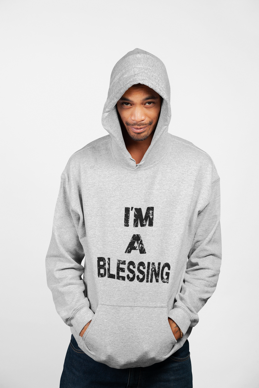 Unisex Heavy Blend™ Hooded Sweatshirt - "I'm A Blessing" Inspirational Hoodie