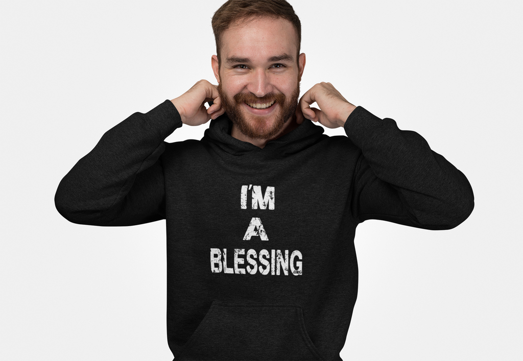 I'm a Blessing Cozy Unisex Heavy Blend™ Hooded Sweatshirt - Perfect for Everyday Comfort and Relaxation