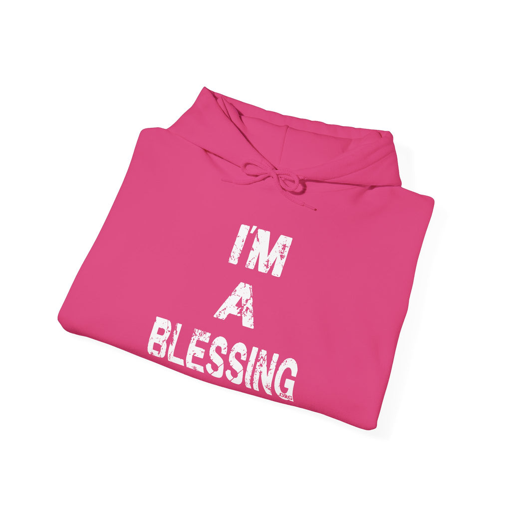 I'm a Blessing Cozy Unisex Heavy Blend™ Hooded Sweatshirt - Perfect for Everyday Comfort and Relaxation