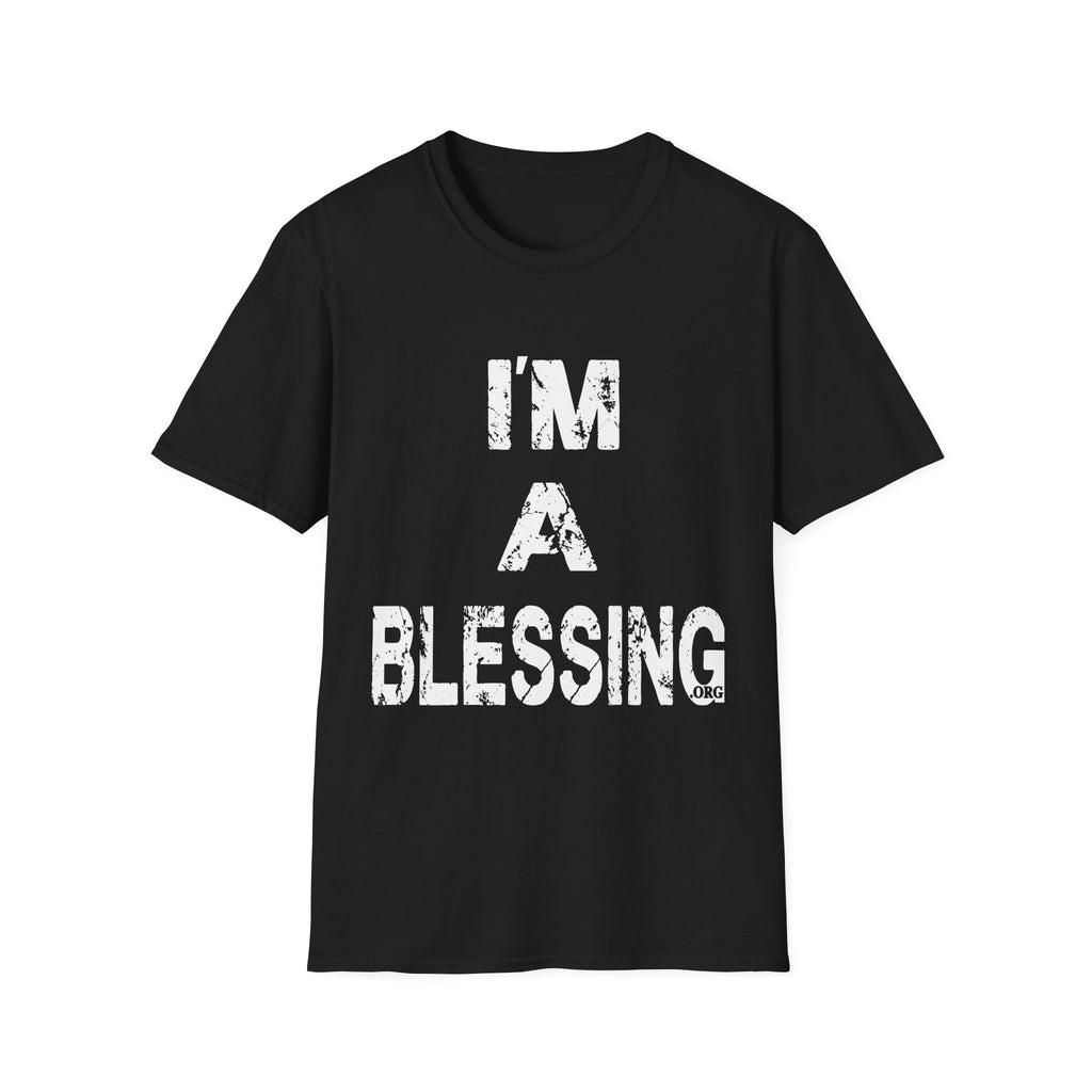I'm a Blessing Soft style T-Shirt - Positive Affirmation Tee for Everyday Wear