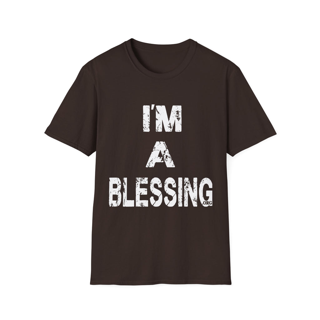 I'm a Blessing Soft style T-Shirt - Positive Affirmation Tee for Everyday Wear