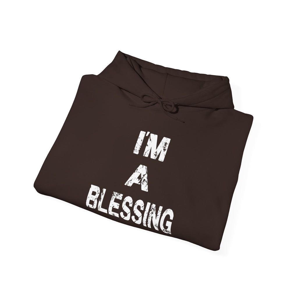 I'm a Blessing Cozy Unisex Heavy Blend™ Hooded Sweatshirt - Perfect for Everyday Comfort and Relaxation