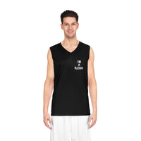 Inspirational Basketball Jersey - "I'm a Blessing" - Casual Sportswear Black
