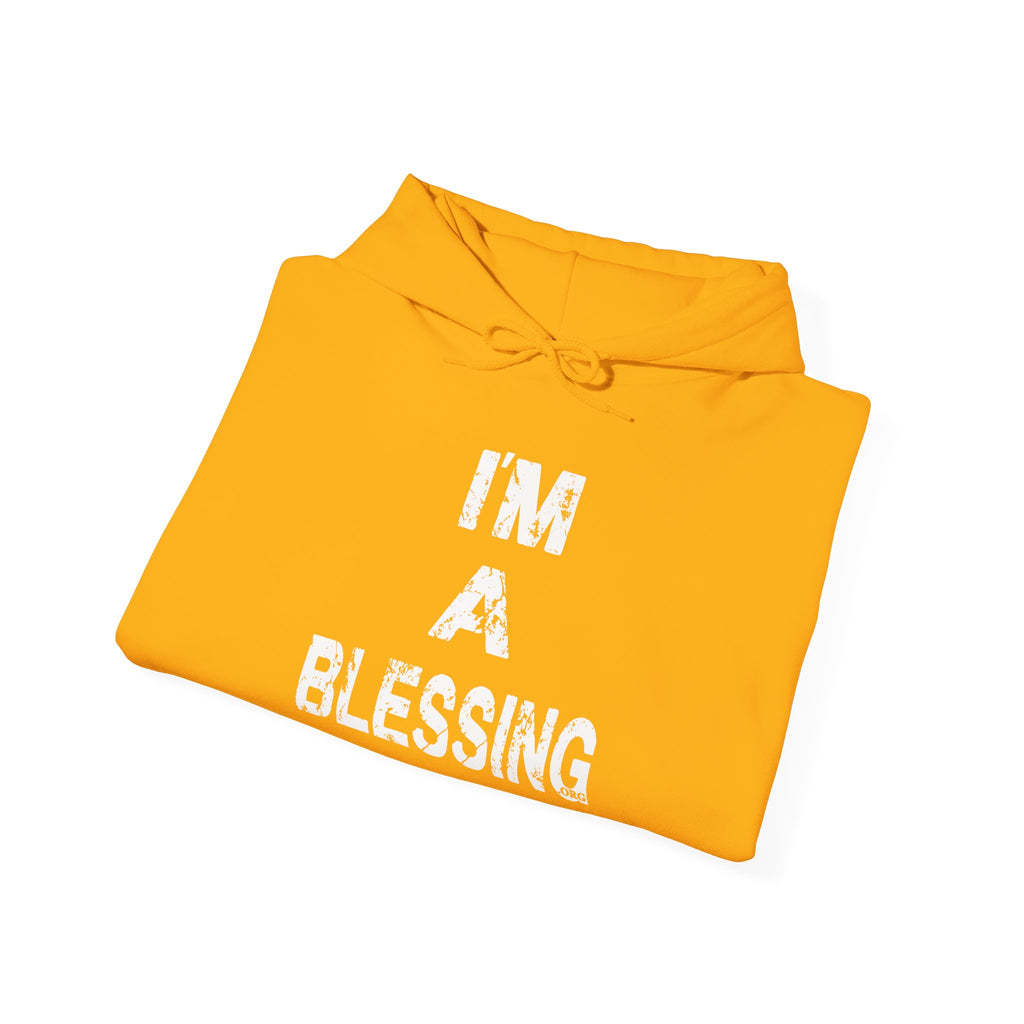 I'm a Blessing Cozy Unisex Heavy Blend™ Hooded Sweatshirt - Perfect for Everyday Comfort and Relaxation