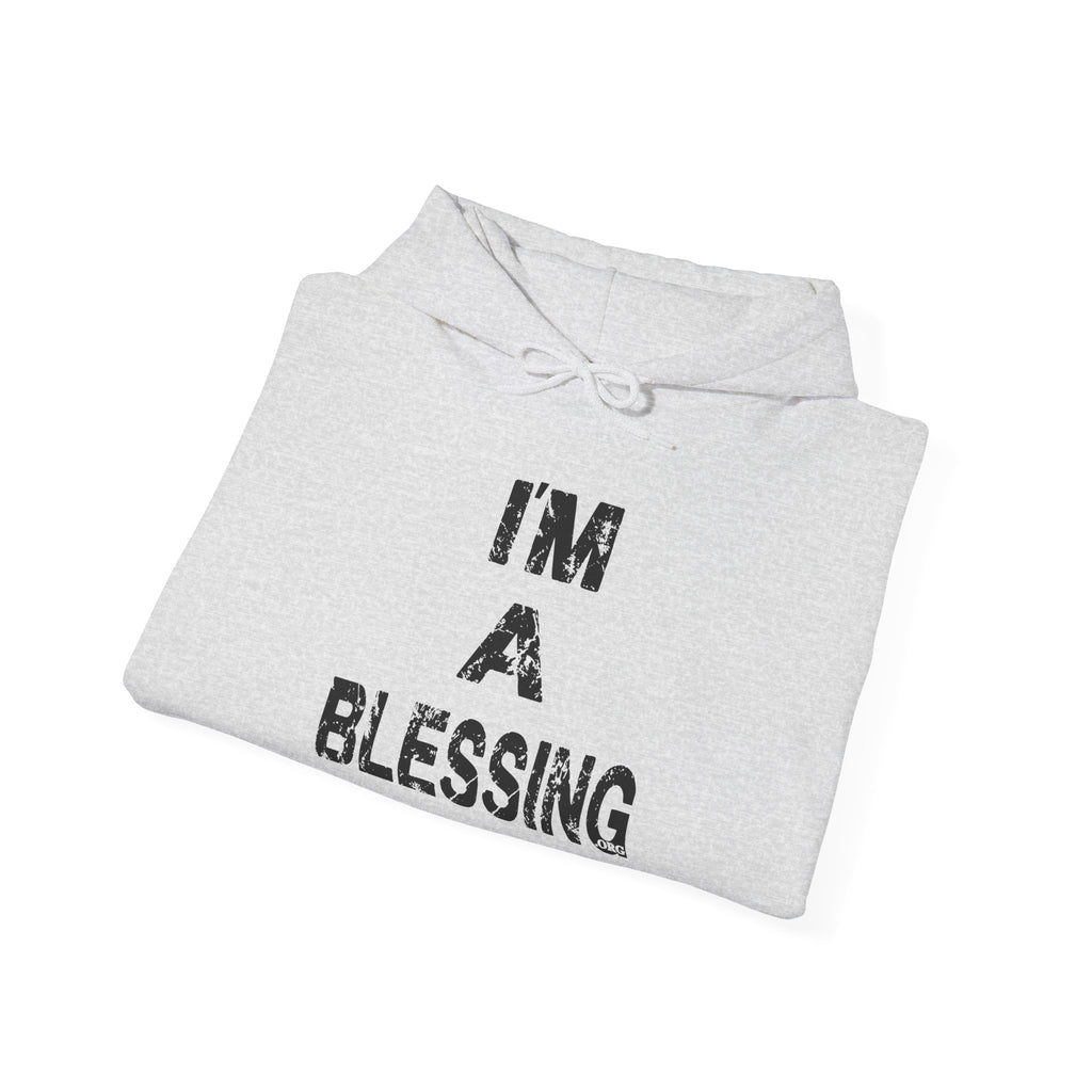 Unisex Heavy Blend™ Hooded Sweatshirt - "I'm A Blessing" Inspirational Hoodie