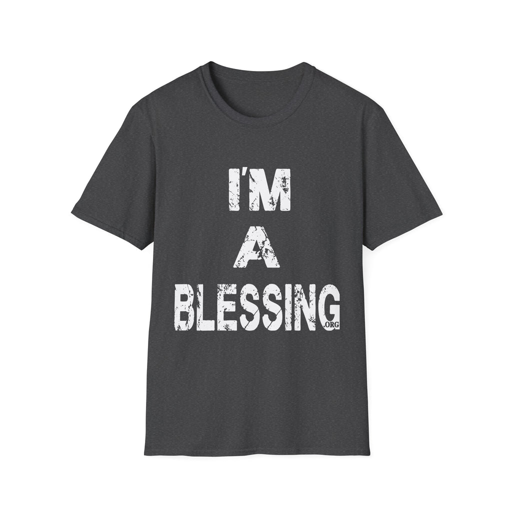 I'm a Blessing Soft style T-Shirt - Positive Affirmation Tee for Everyday Wear