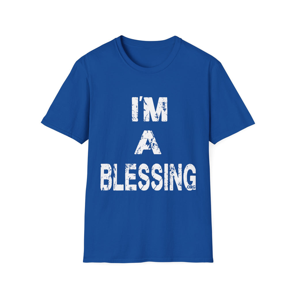 I'm a Blessing Soft style T-Shirt - Positive Affirmation Tee for Everyday Wear