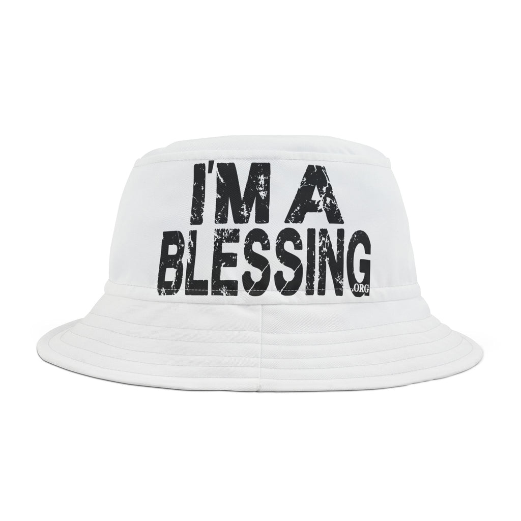 Blessing Bucket Hat | Trendy Outdoor Accessory | Gift for Friends | Summer Fashion | Fun Beach Hat | Vacation Essential