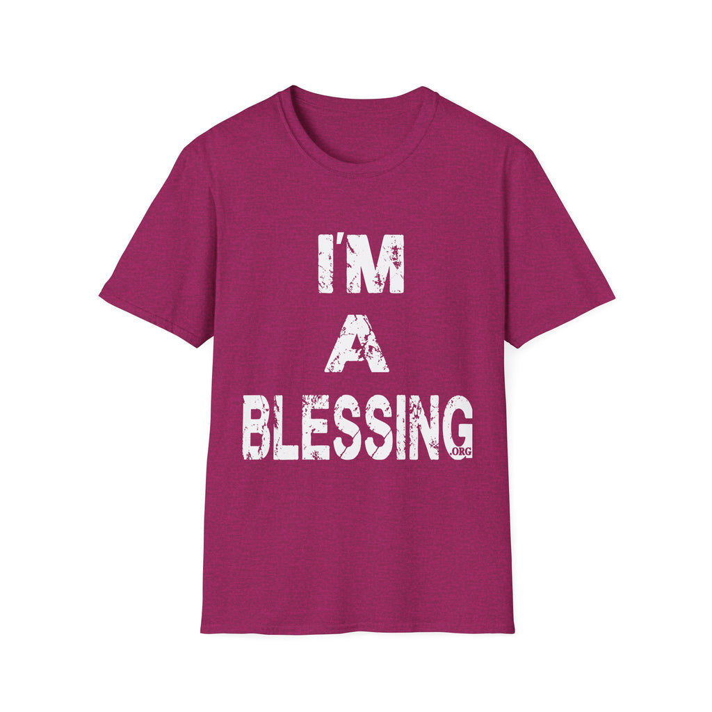 I'm a Blessing Soft style T-Shirt - Positive Affirmation Tee for Everyday Wear