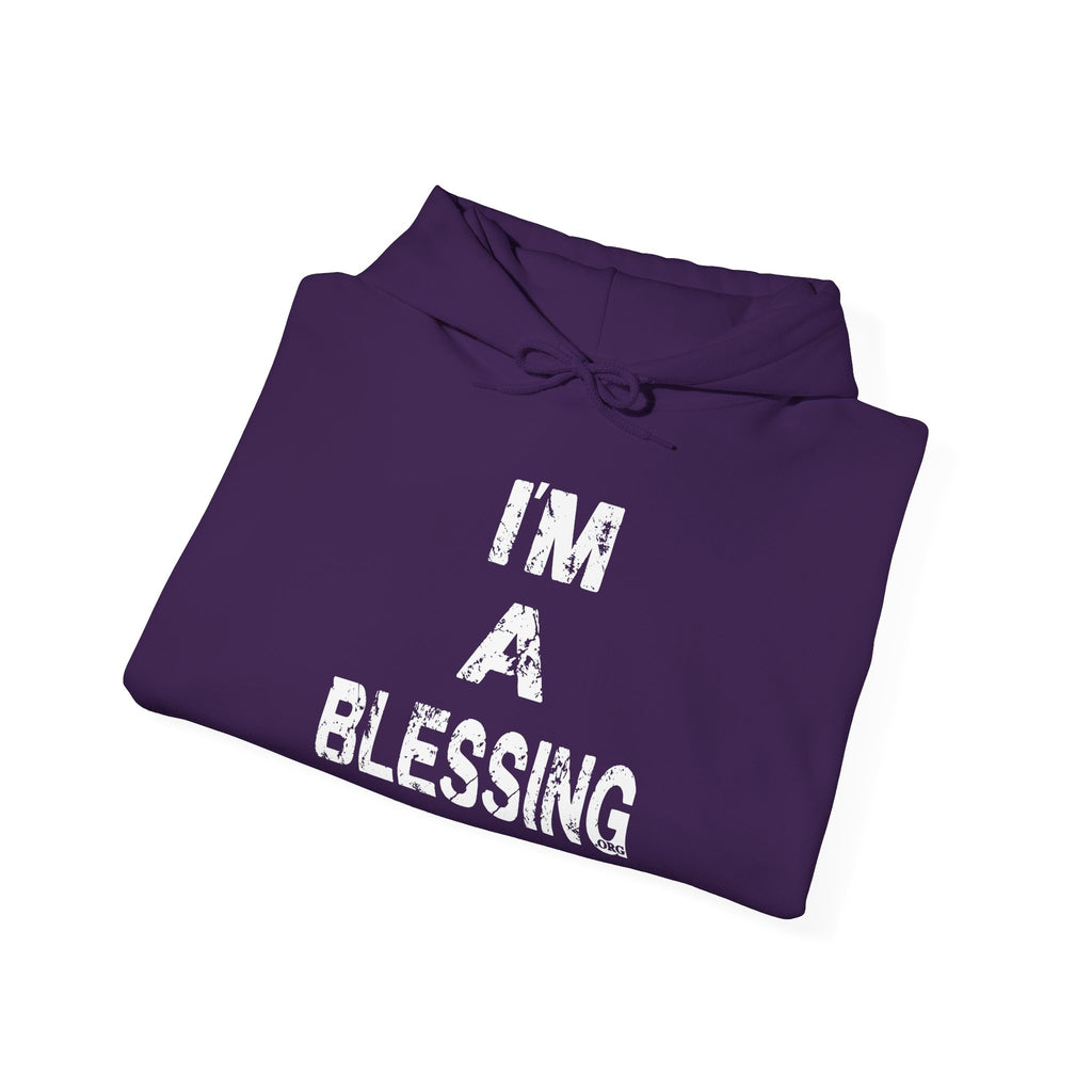 I'm a Blessing Cozy Unisex Heavy Blend™ Hooded Sweatshirt - Perfect for Everyday Comfort and Relaxation