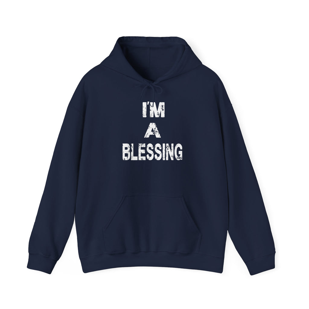 I'm a Blessing Cozy Unisex Heavy Blend™ Hooded Sweatshirt - Perfect for Everyday Comfort and Relaxation
